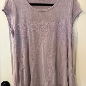 Rewind Lilac Lace Women's Blouse